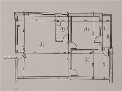 Apartament 3 camere zona Iulius Mall